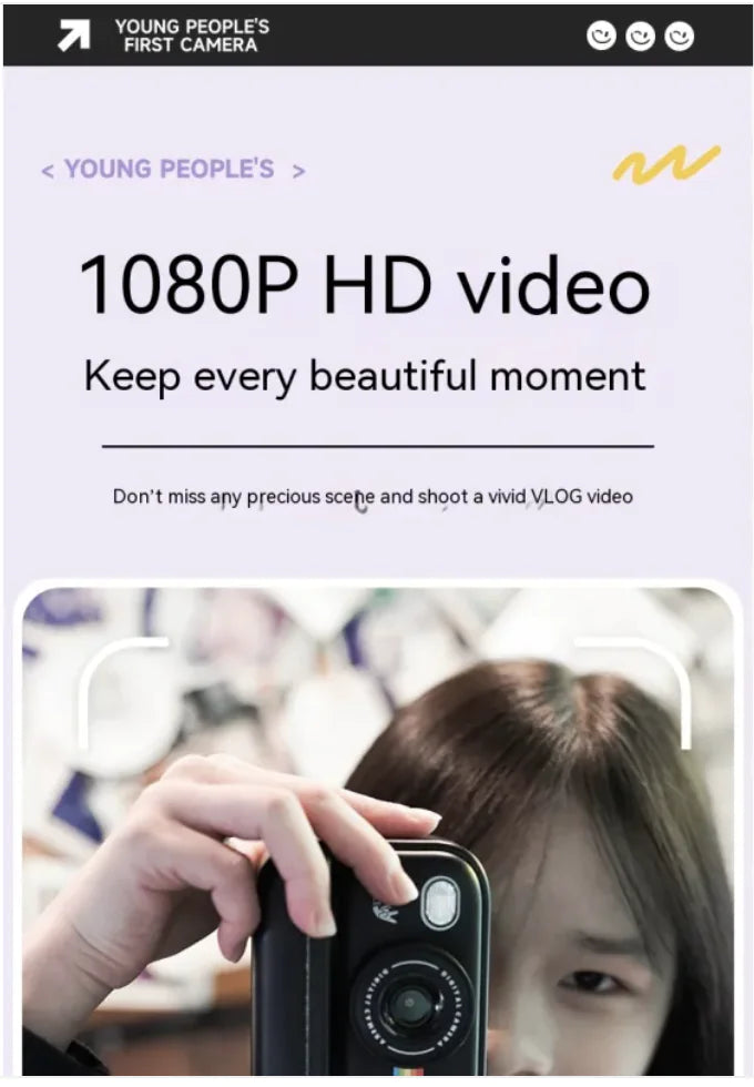 Cámara Digital Imprimible para Niños – Regalo Perfecto para Estudiantes o Cumpleaños Infantil